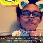 Kingxconnor123 - snapchat username