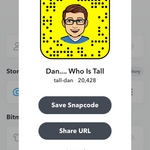 Tall Dan - snapchat username